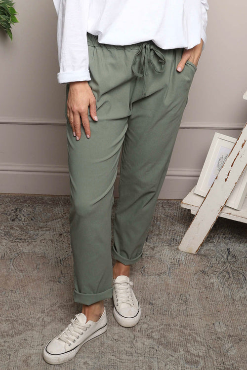 Joetta Trousers Khaki - Image 3