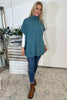 Mairead Polo Neck Jumper Blue