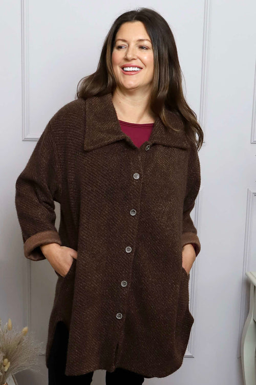 Julianne Jacket Cocoa - Image 1