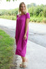 Sariah Short Sleeve Dress Berry