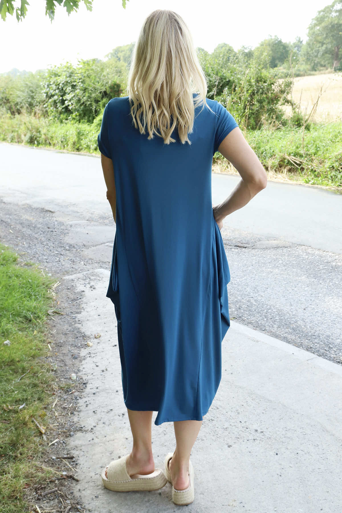 Sariah Short Sleeve Dress Teal