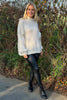 Alessia Knitted Jumper Stone