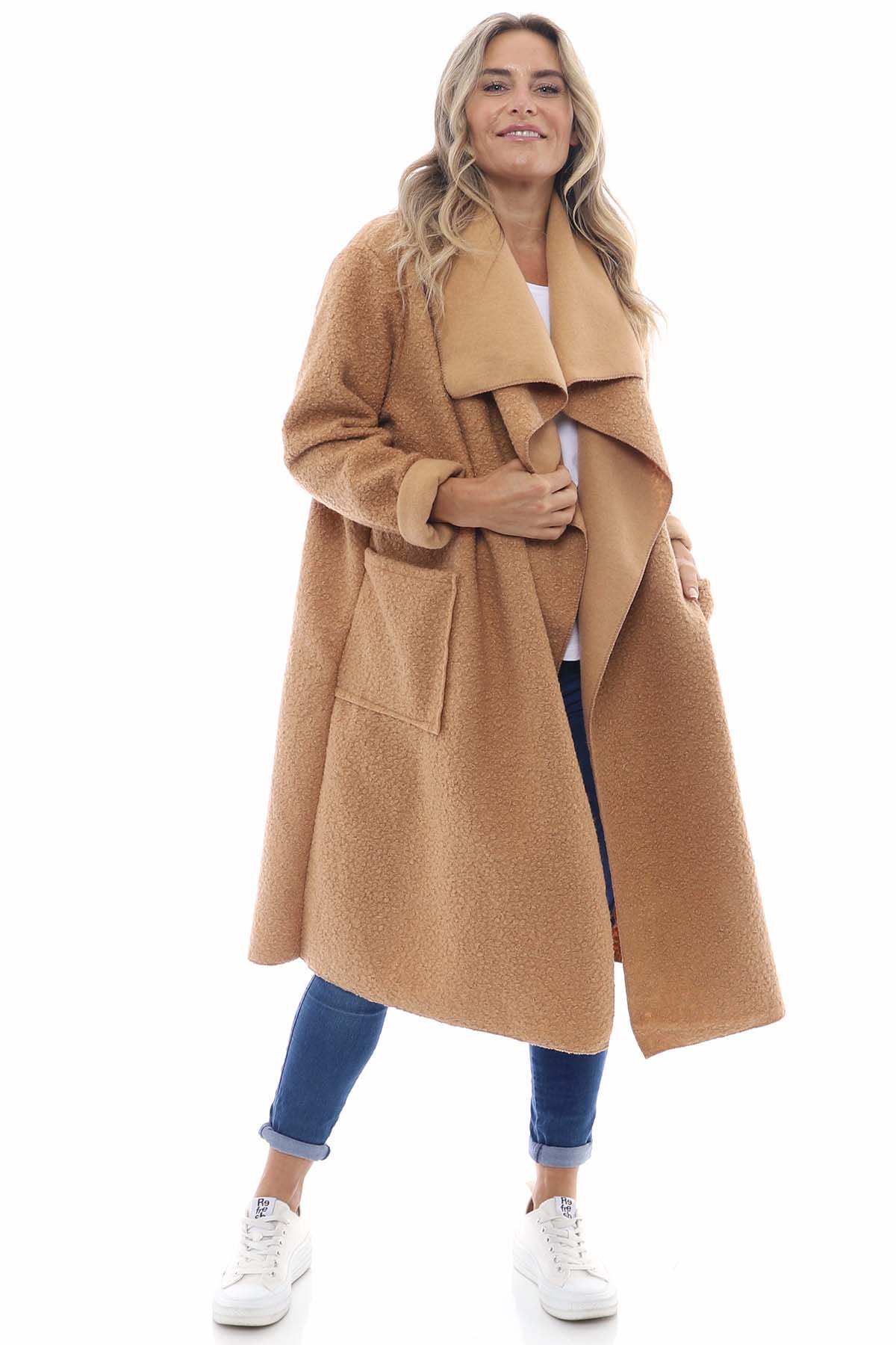 Caramel overcoat deals