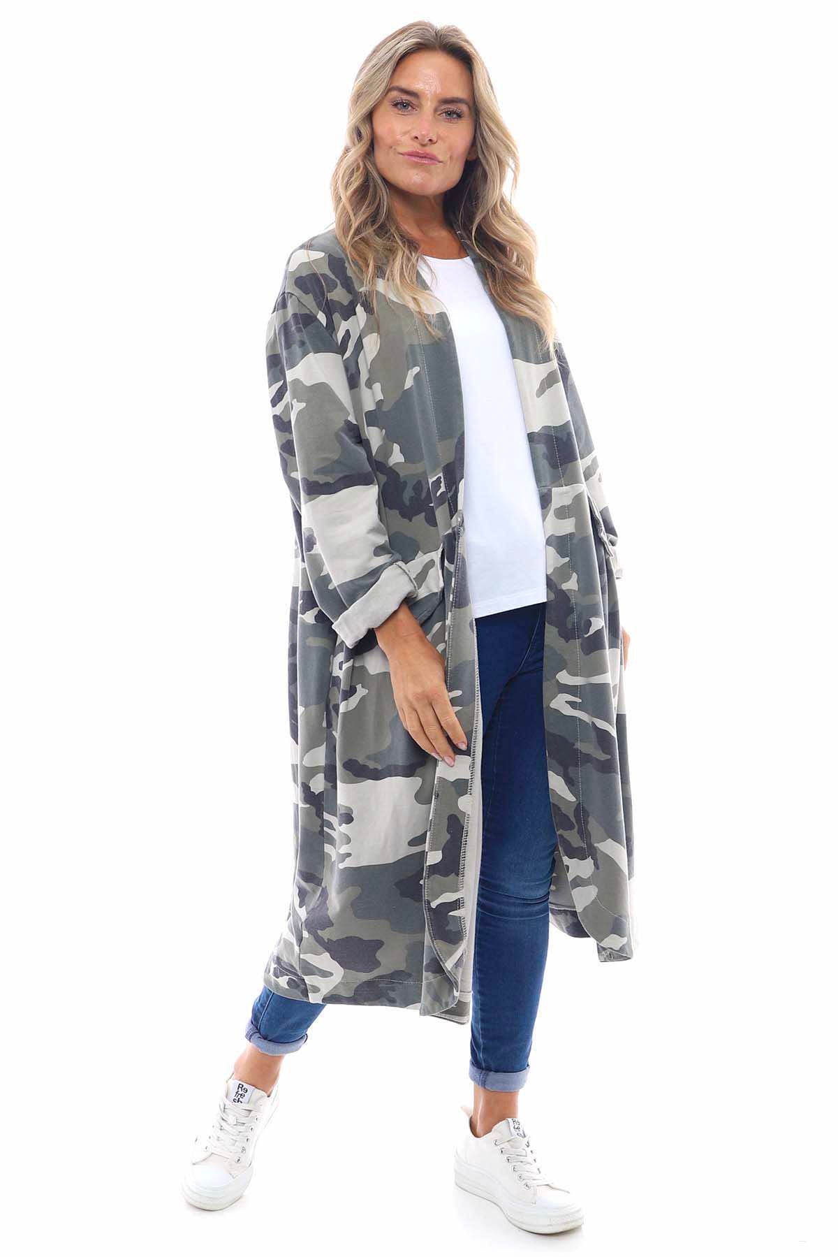 Camouflage hotsell duster coat