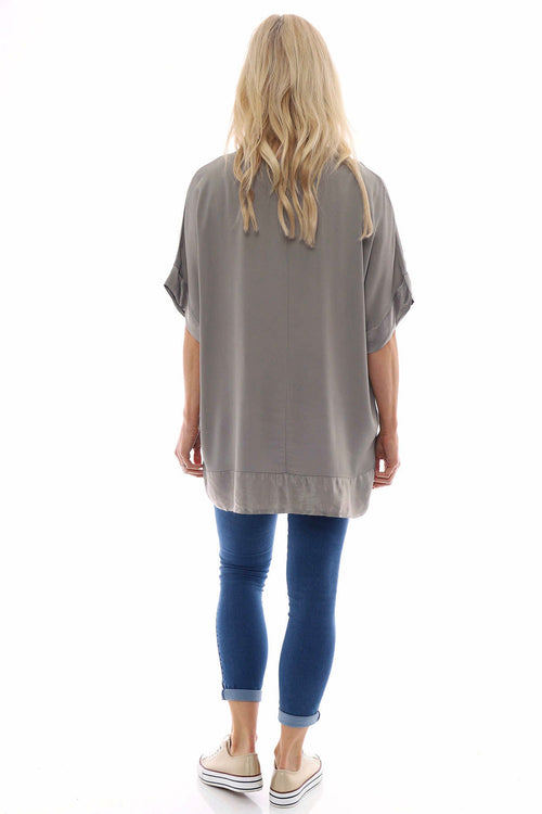 Sia V-Neck Top Mocha - Image 6