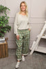 Kirri Check Trousers Green