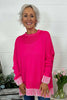 Aldeburgh Knit Top Hot Pink