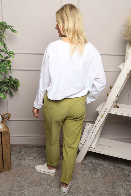 Joetta Trousers Olive - Image 4