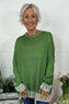 Aldeburgh Knit Top Olive