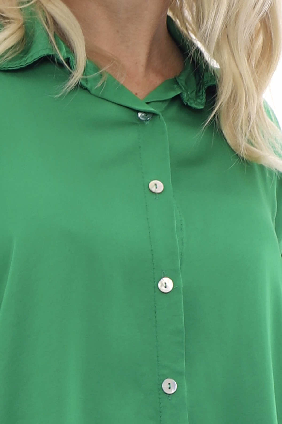 Rhodia Silky Shirt Emerald