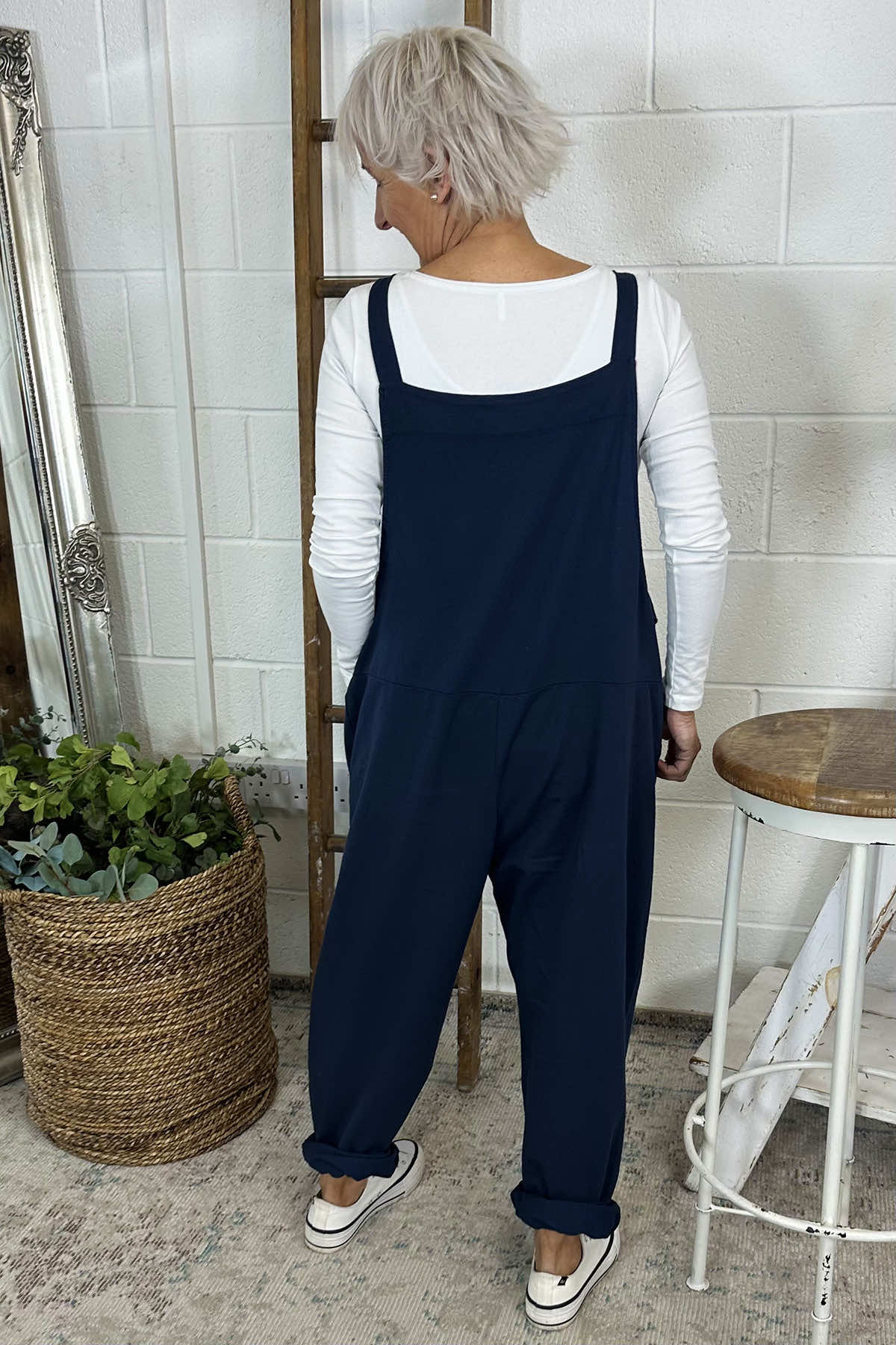 Pabo Jersey Dungarees Navy