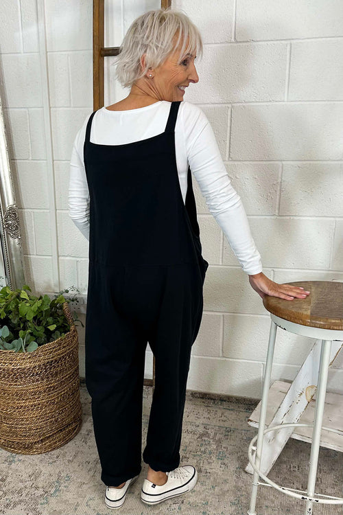 Pabo Jersey Dungarees Black - Image 4