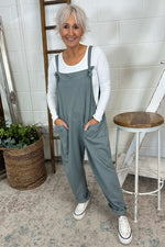 Pabo Jersey Dungarees Mid Grey Mid Grey - Pabo Jersey Dungarees Mid Grey