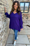 Bo Slouch Jumper Purple