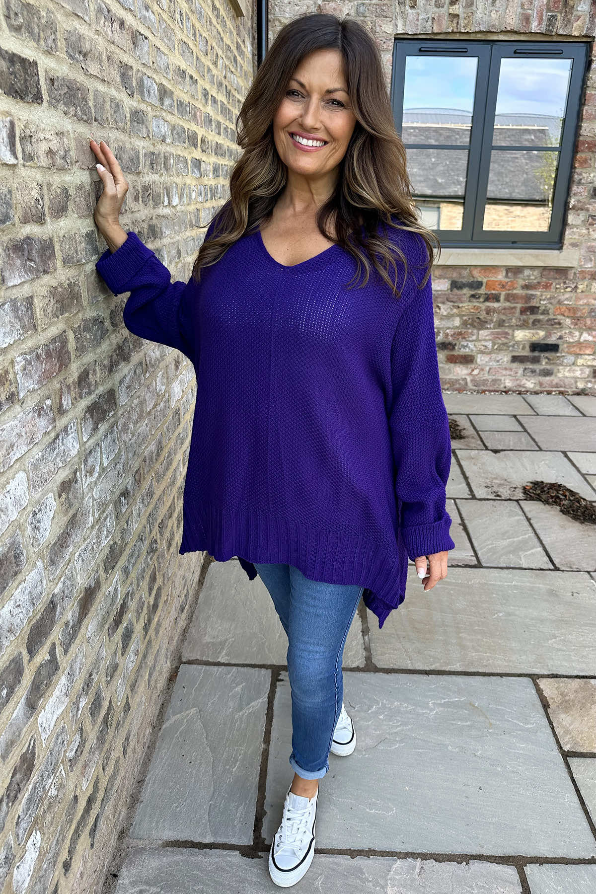 Bo Slouch Jumper Purple