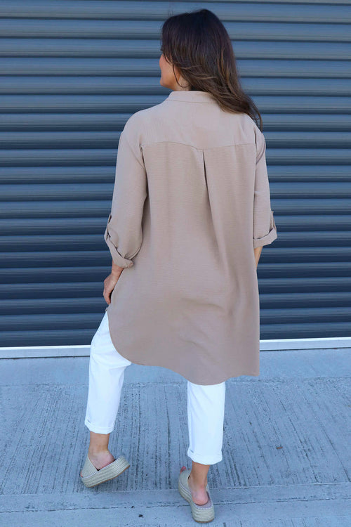 Vivianne Shirt Mocha - Image 4