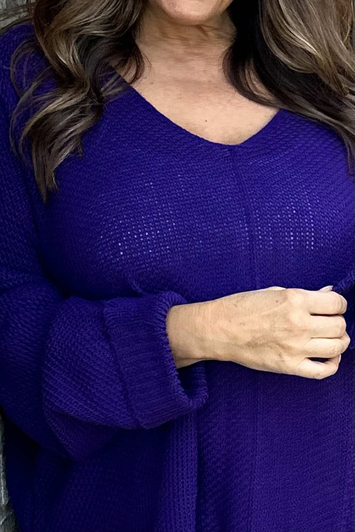 Bo Slouch Jumper Purple