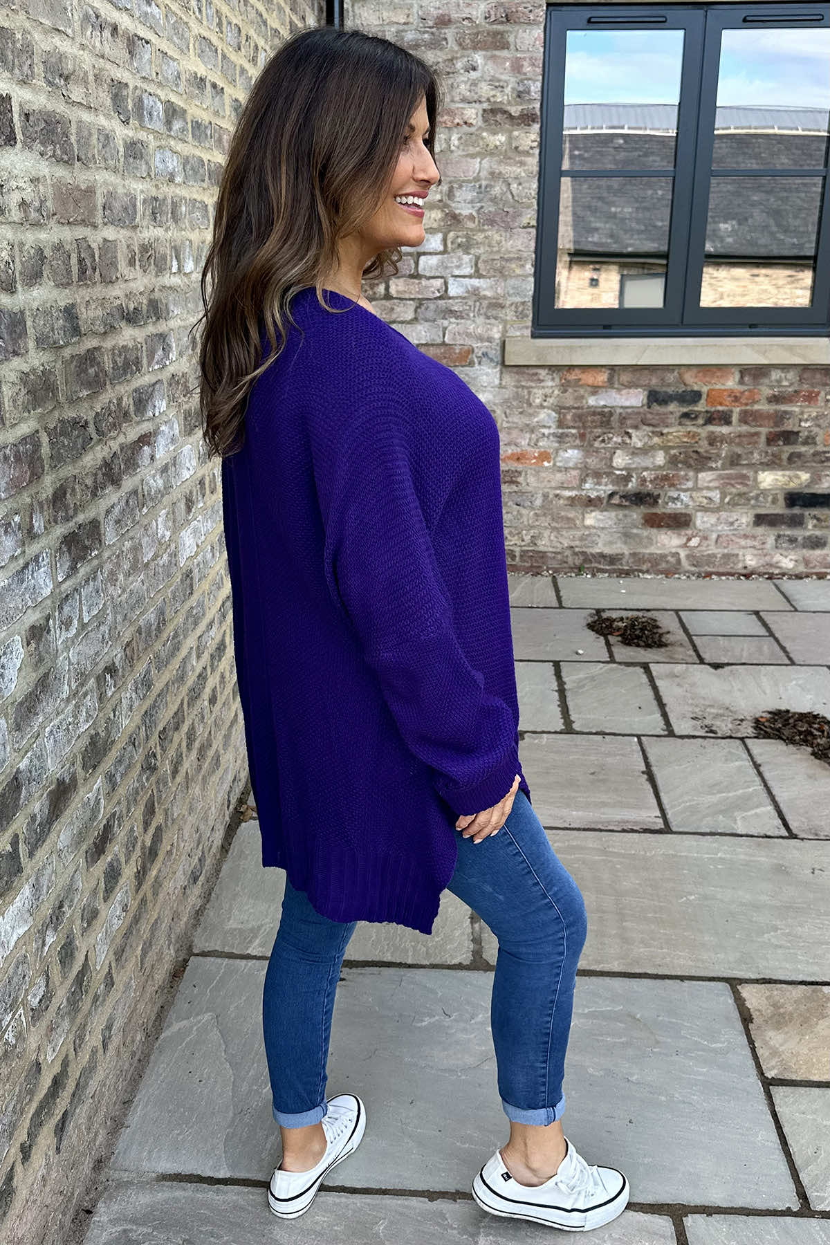 Bo Slouch Jumper Purple