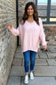 Bo Slouch Jumper Pink