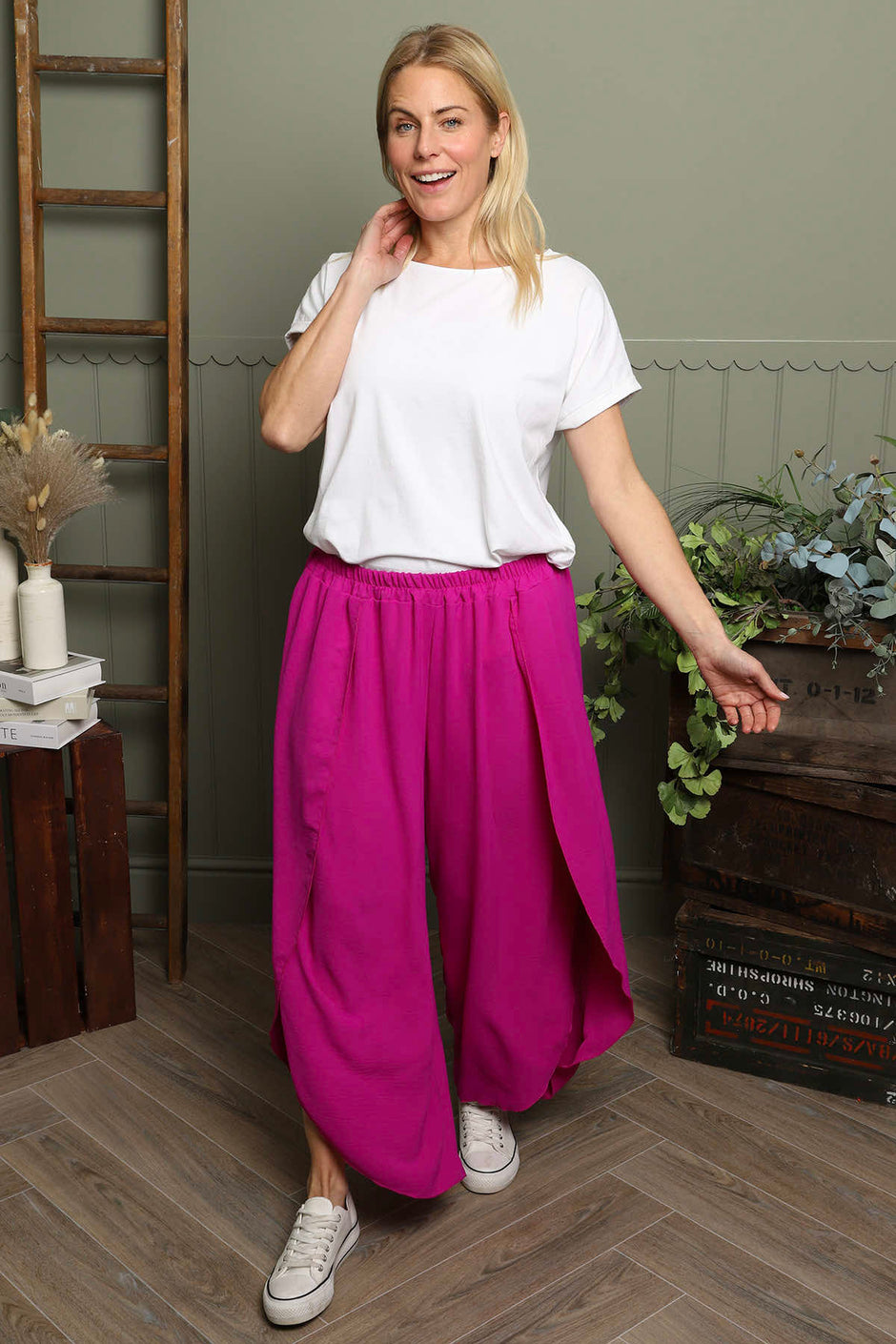 Ferelith Harem Trousers Purple