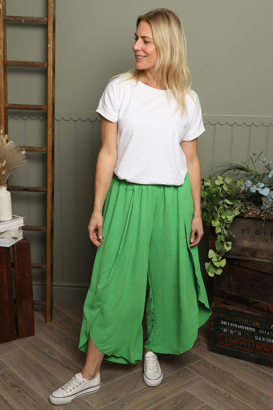 Ferelith Harem Trousers Green