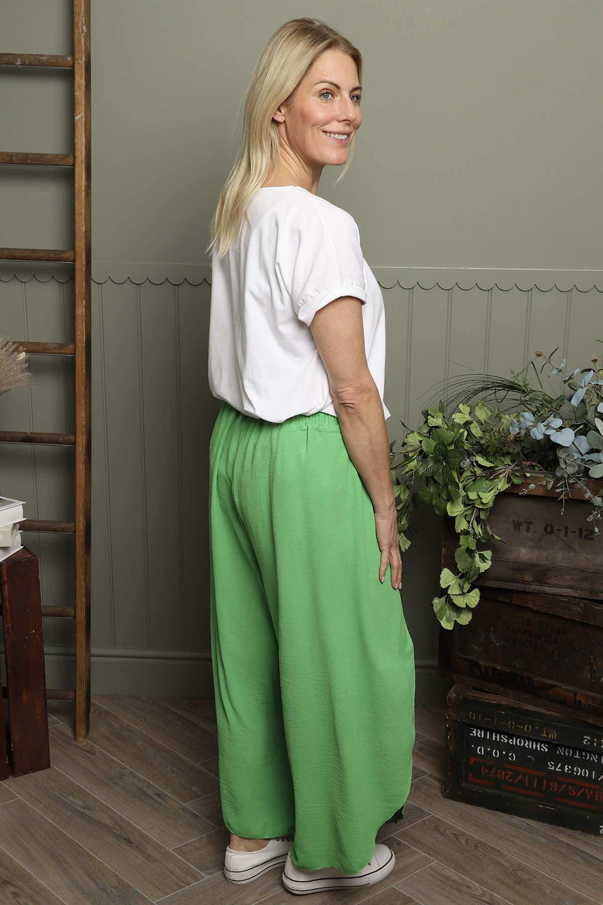 Ferelith Harem Trousers Green