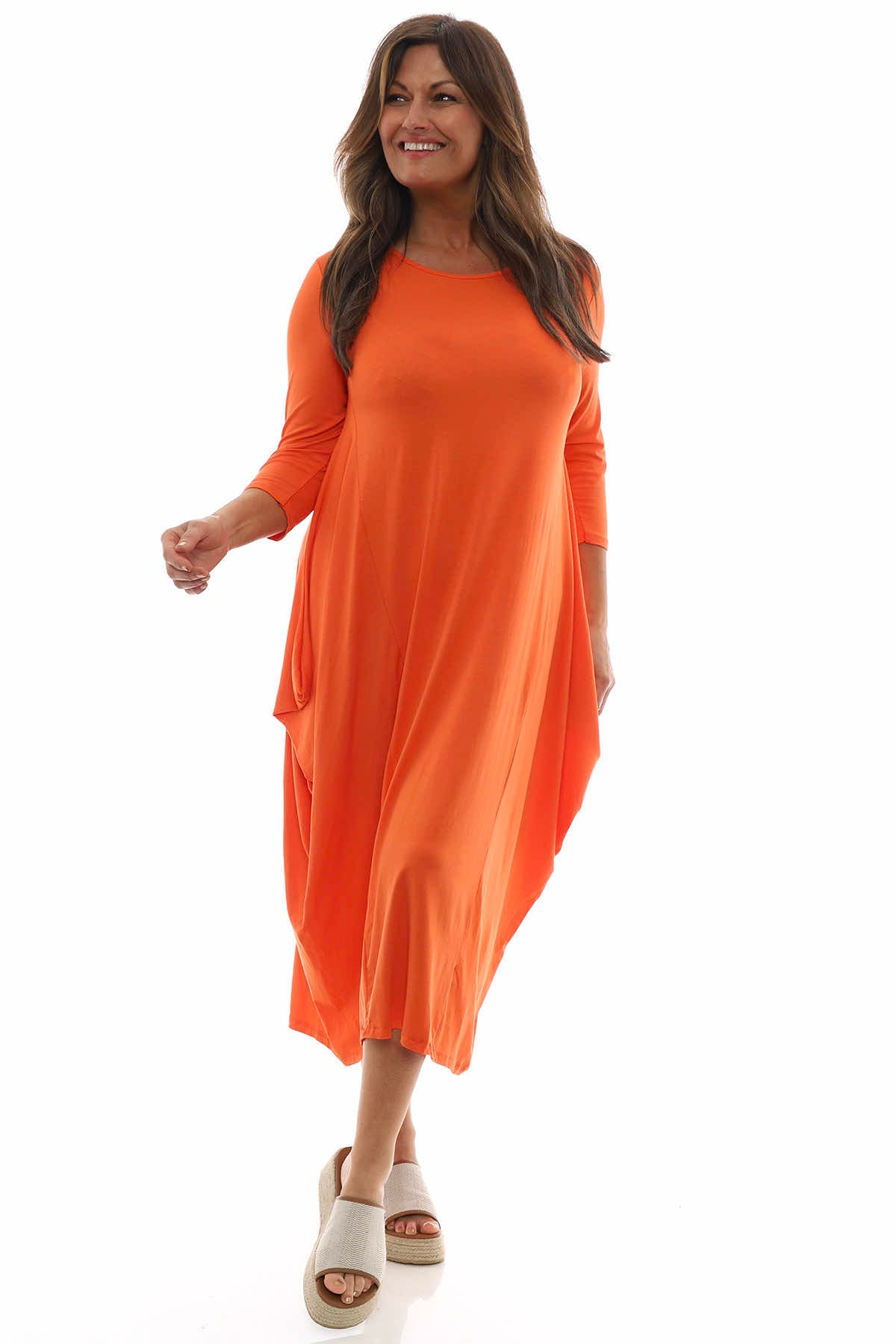 Boswin Dress Orange