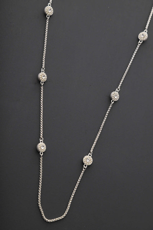 Violet Necklace Silver - Image 3