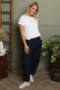 Ratana Cotton Trousers Navy