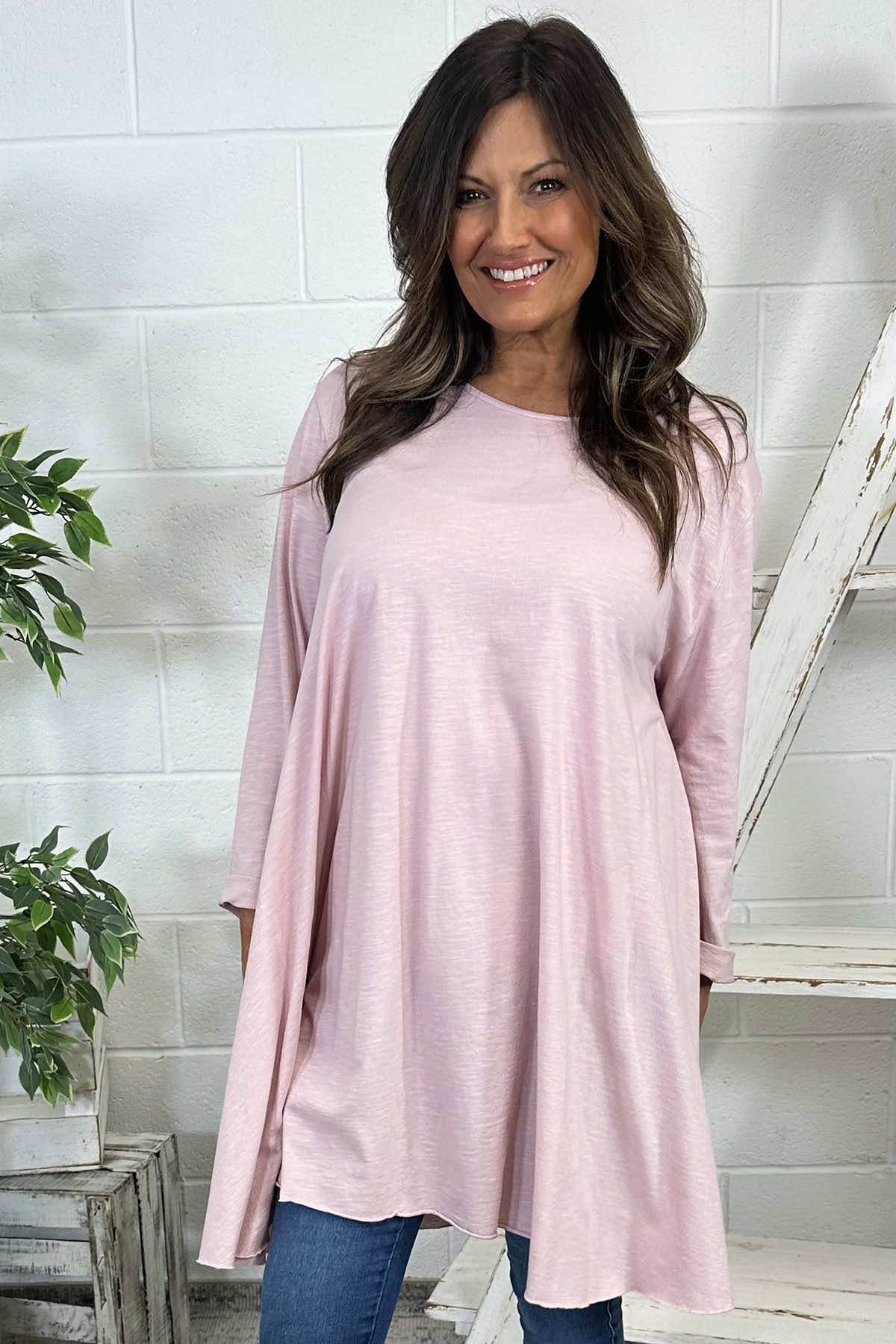 Portofino Cotton Tunic Pink