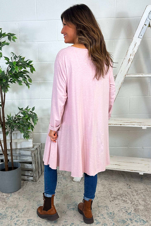 Portofino Cotton Tunic Pink - Image 4