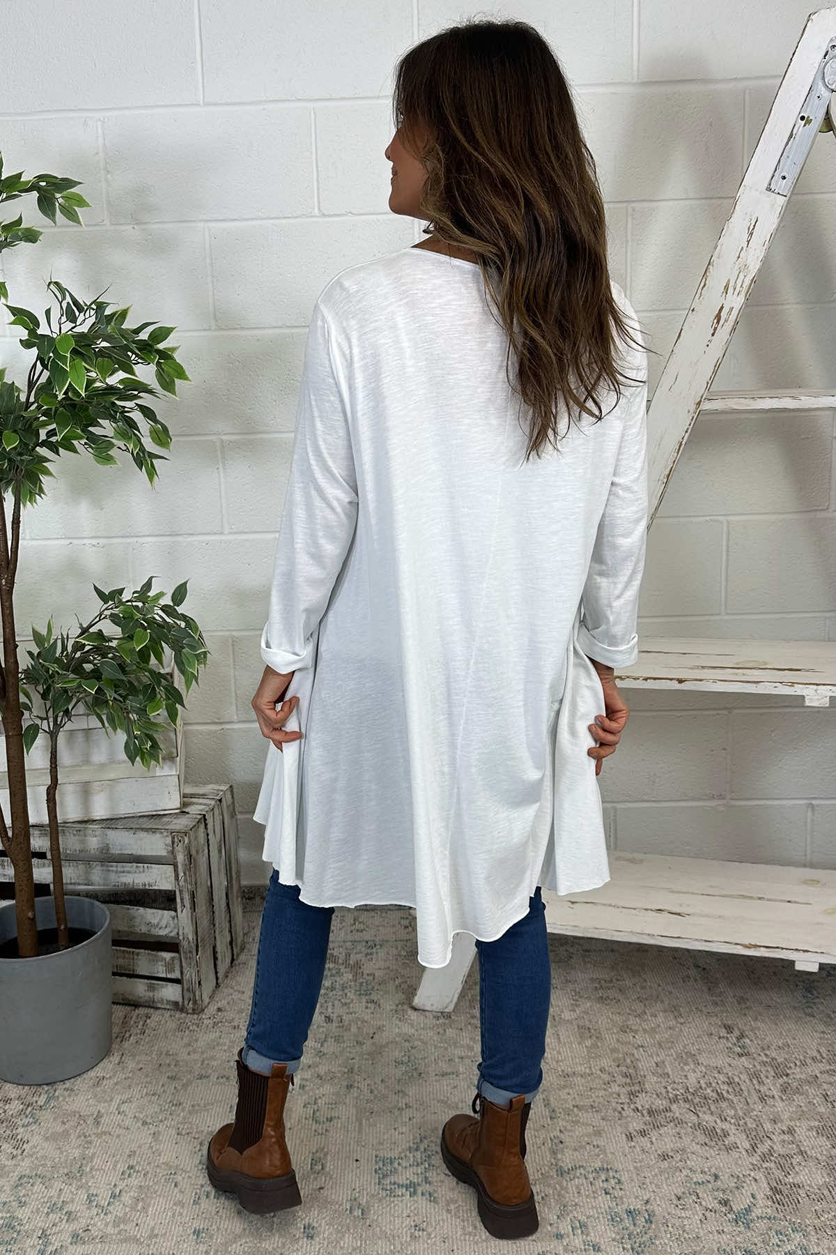 Portofino Cotton Tunic White