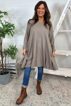 Portofino Cotton Tunic Mocha