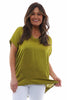 Carmen V-Neck Top Mustard