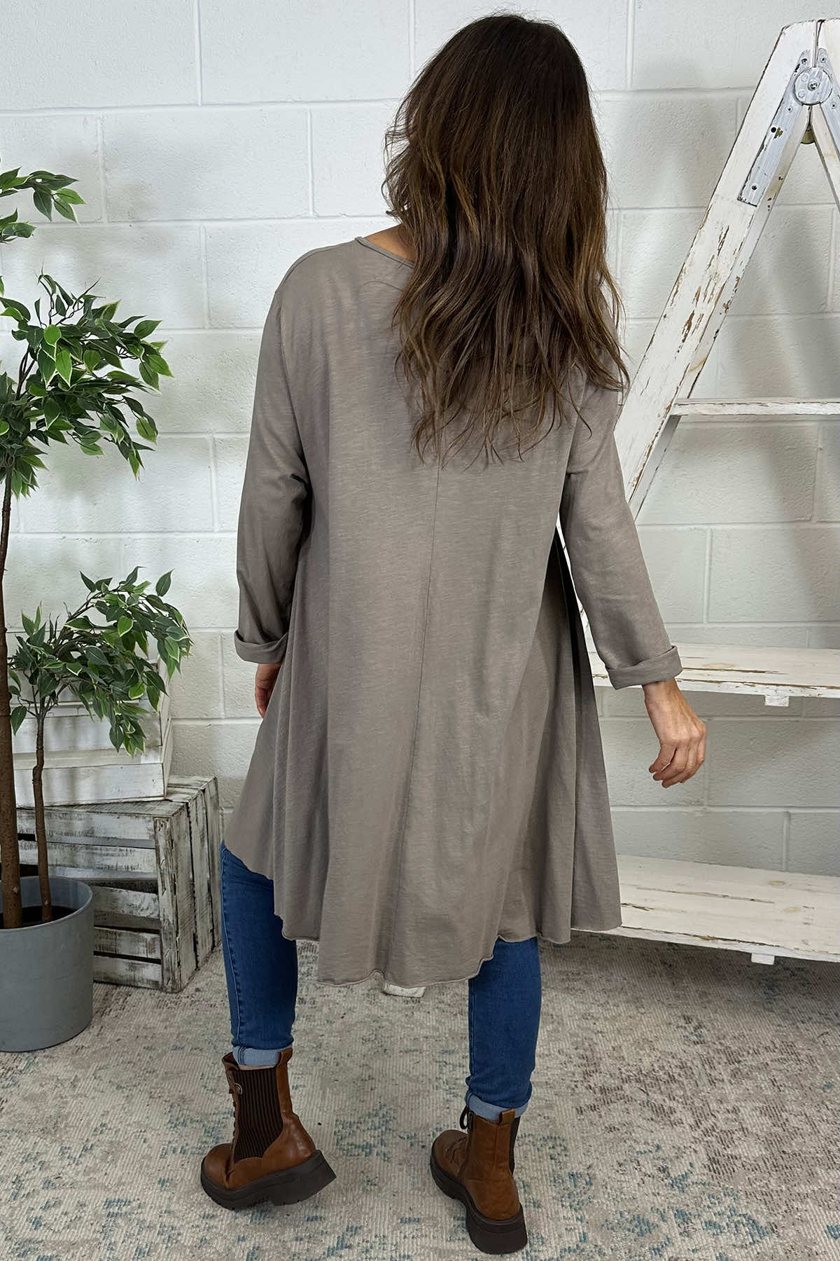 Portofino Cotton Tunic Mocha