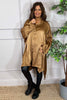 Tara Satin Shirt Camel