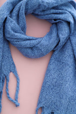 Anna Scarf Blue Blue - Anna Scarf Blue