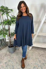 Portofino Cotton Tunic Navy Navy - Portofino Cotton Tunic Navy