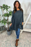 Portofino Cotton Tunic Charcoal