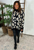 Catriona Leopard Print Knitted Jumper Black