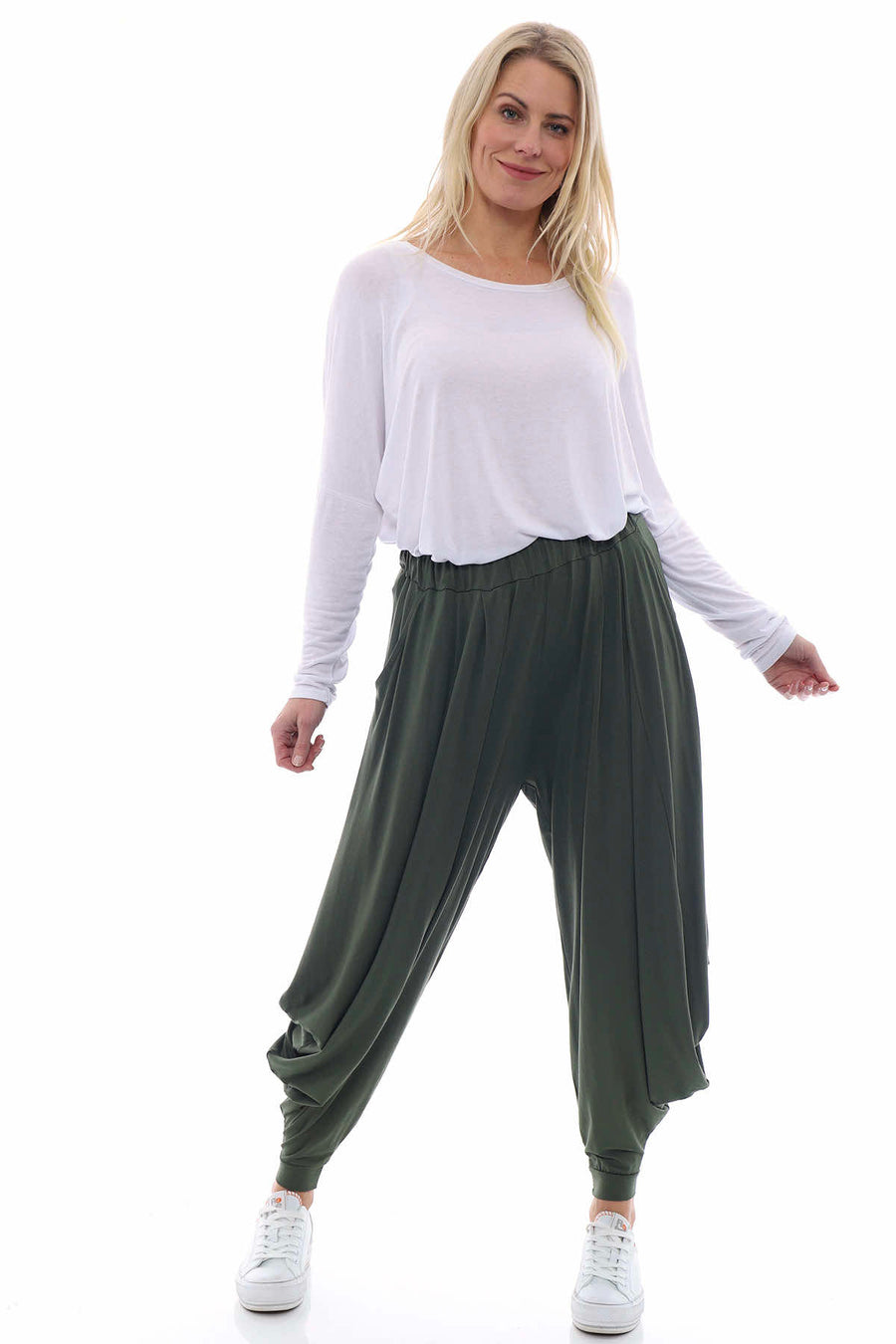 Carey Harem Pants Khaki