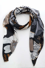 Tally Scarf Black Black - Tally Scarf Black