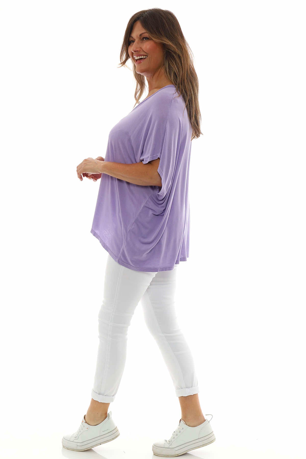 Camelia V-Neck Top Lilac