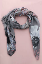 Tally Scarf Grey Grey - Tally Scarf Grey