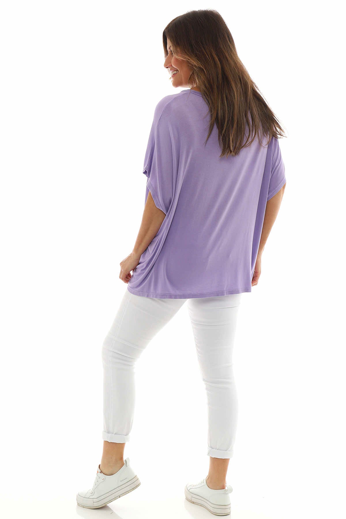 Camelia V-Neck Top Lilac