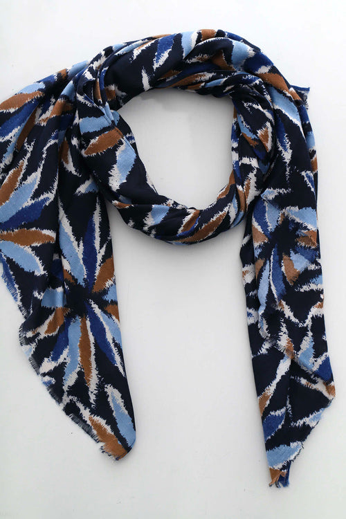 Edie Scarf Navy - Image 4