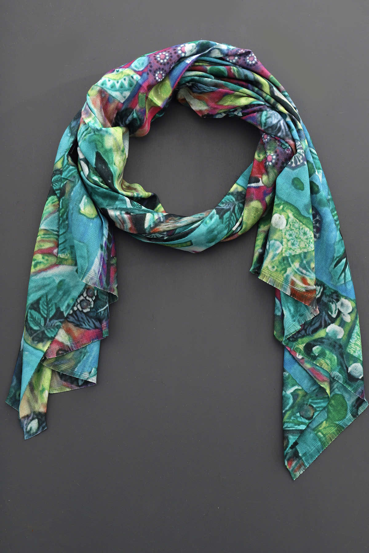 Lily Scarf Emerald