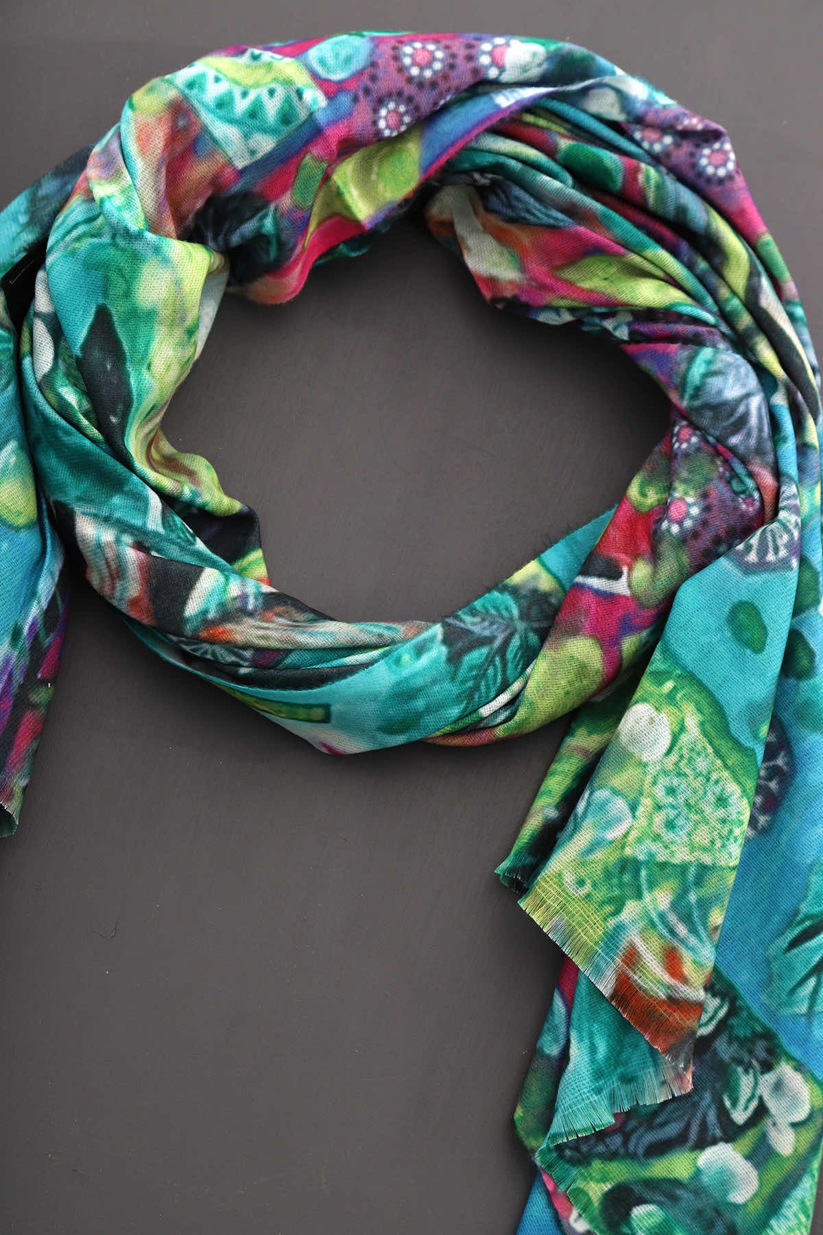 Lily Scarf Emerald