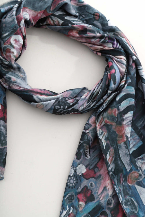 Lily Scarf Charcoal - Image 3