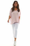 Camelia V-Neck Top Pink